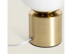 Ledkia Lámpara de Mesa Metal Atenas Dorado Sale
