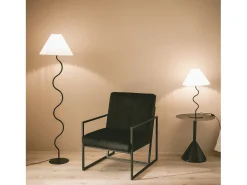 Ledkia Lámpara de Mesa Metal Denahi Blanco