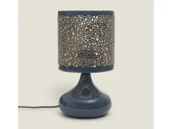 Ledkia Lámpara de Mesa Metal Harish Azul Clearance