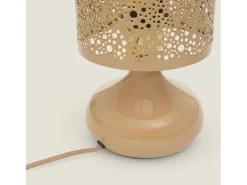 Ledkia Lámpara De Mesa-Lámpara de Mesa Metal Harish Beige