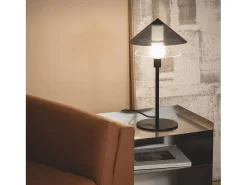 Ledkia Lámpara De Mesa-Lámpara de Mesa Metal Hesper Negro