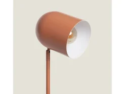 Outlet Ledkia Lámpara de Mesa Metal Kidonge Marrón Multicolor