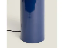 Ledkia Lámpara de Mesa Metal Kondavil Azul