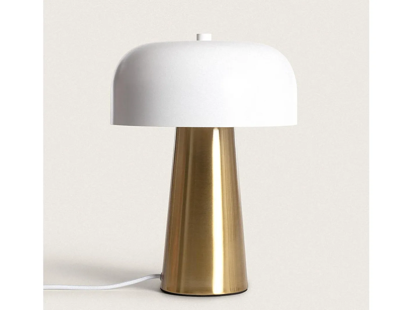 Sale Ledkia Lámpara de Mesa Metal Kupla Blanco