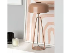 Ledkia Lámpara de Mesa Metal Luca Beige Discount