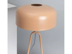 Ledkia Lámpara de Mesa Metal Luca Beige Discount