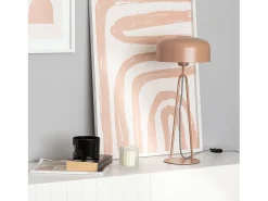 Ledkia Lámpara de Mesa Metal Luca Beige Discount