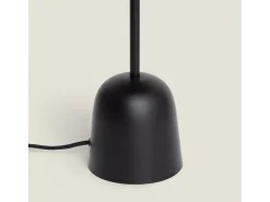 Ledkia Lámpara De Mesa-Lámpara de Mesa Metal Nallur Negro