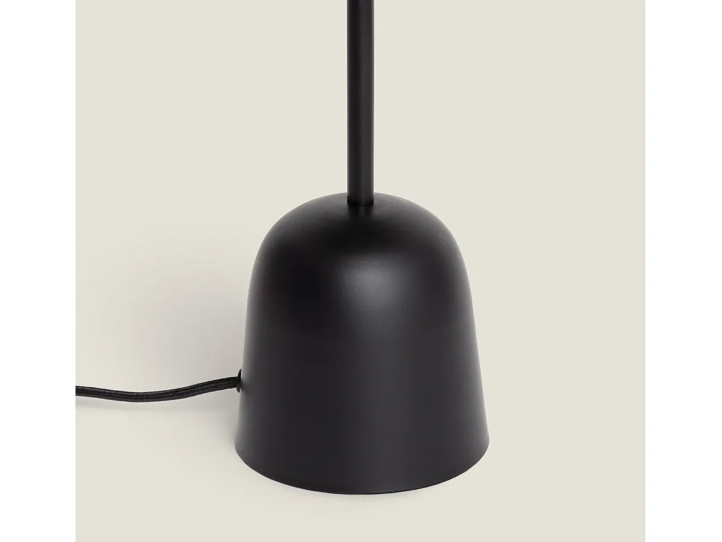 Ledkia Lámpara De Mesa-Lámpara de Mesa Metal Nallur Negro