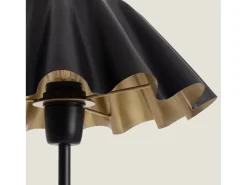 Ledkia Lámpara De Mesa-Lámpara de Mesa Metal Nallur Negro