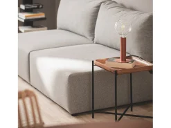 Ledkia Lámpara De Mesa-Lámpara de Mesa Metal Rovia Marrón Multicolor