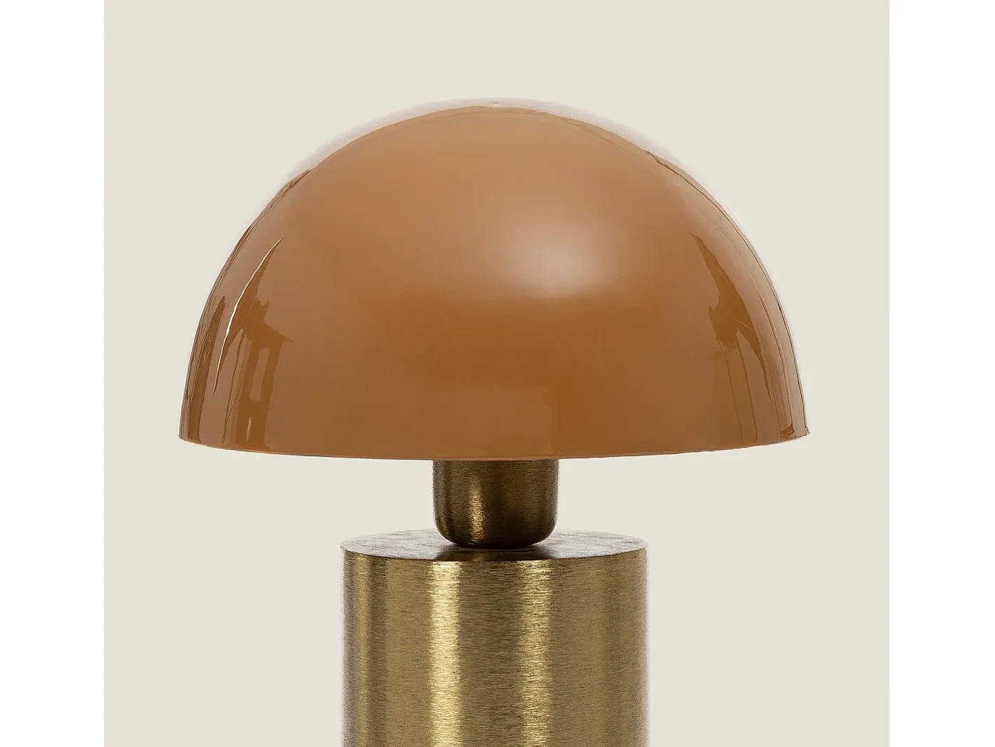 Ledkia Lámpara De Mesa-Lámpara de Mesa Metal Tanev Darpan Naranja