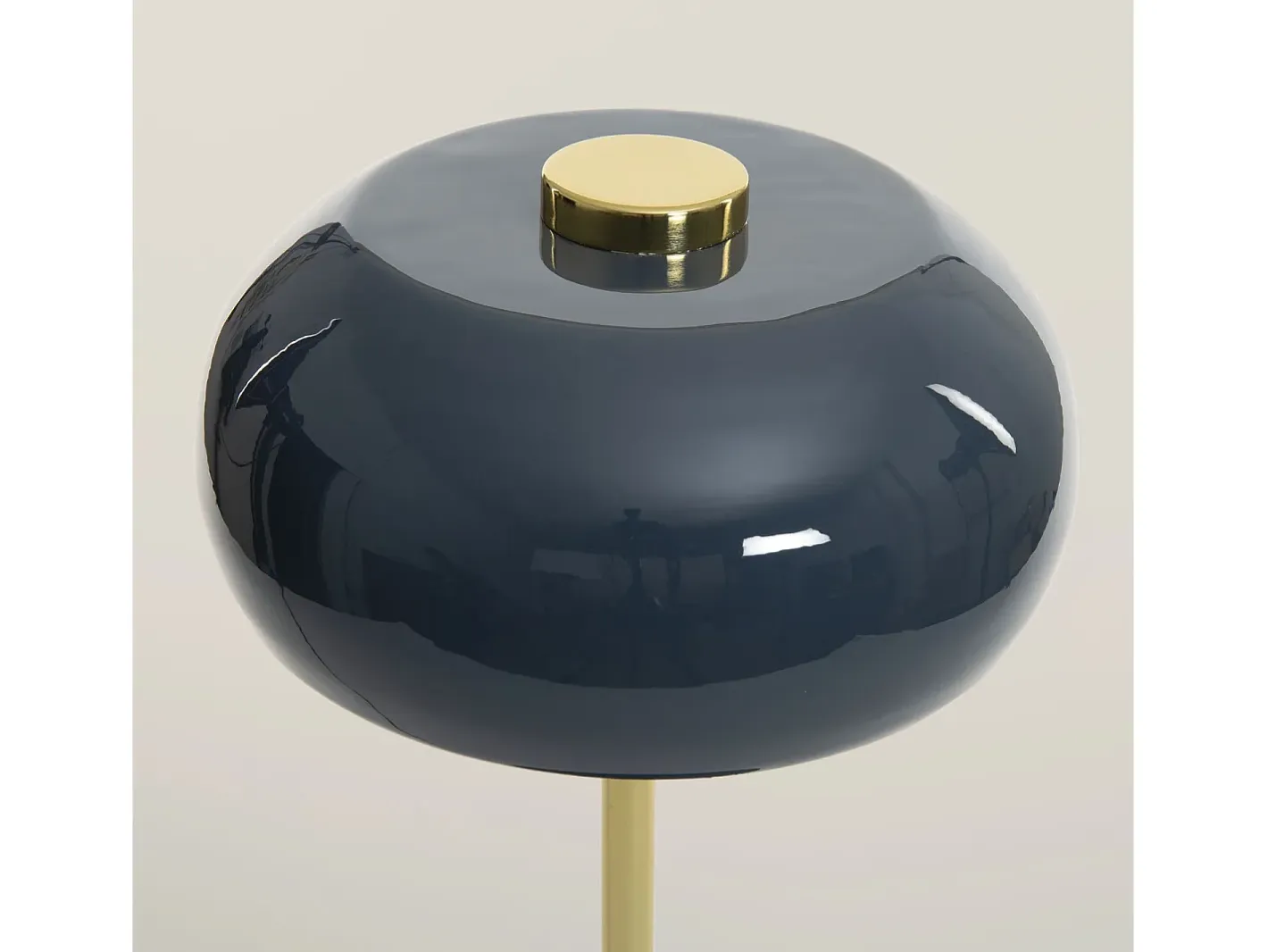 New Ledkia Lámpara de Mesa Metal Tulim Bhavin Azul