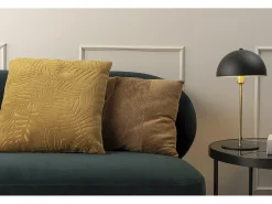 LEITMOTIV Lámpara De Mesa-Lámpara de mesa metálica Bonnet Negro