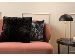 LEITMOTIV Lámpara De Mesa-Lámpara de mesa metálica Bonnet Negro