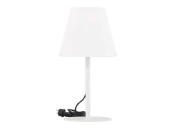 ebuy24 Iluminación Exterior-Lámpara de mesa Moris para exterior color . Blanco