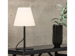 New ebuy24 Lámpara de mesa Moris para exterior color . Negro