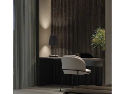 Lámpara de mesa Nemo-alt.44cm-acero,sintético -on&off-ip20 -e27 40w -,marrón Negro New