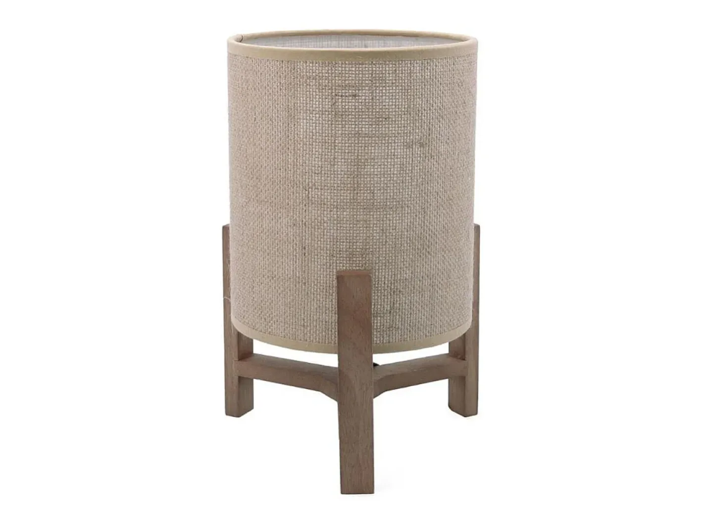 Lámpara De Mesa-Lámpara de mesa Nora Vinthera marrón/beige 30x19 cm Marru00f3n