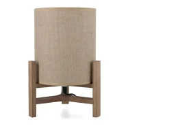 Lámpara De Mesa-Lámpara de mesa Nora Vinthera marrón/beige 30x19 cm Marru00f3n