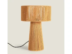 Ledkia Lámpara de Mesa Papel Trenzado Kala Lilium Natural Color natural claro Sale