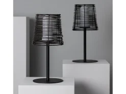 Ledkia Lámpara De Mesa-Lámpara de Mesa para Exterior Asha Negro