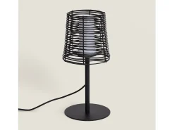 Ledkia Lámpara De Mesa-Lámpara de Mesa para Exterior Asha Negro