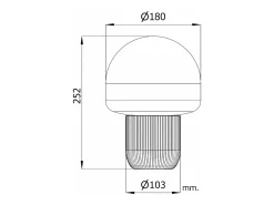Ledkia Lámpara de Mesa Resina Nacune Negro Clearance