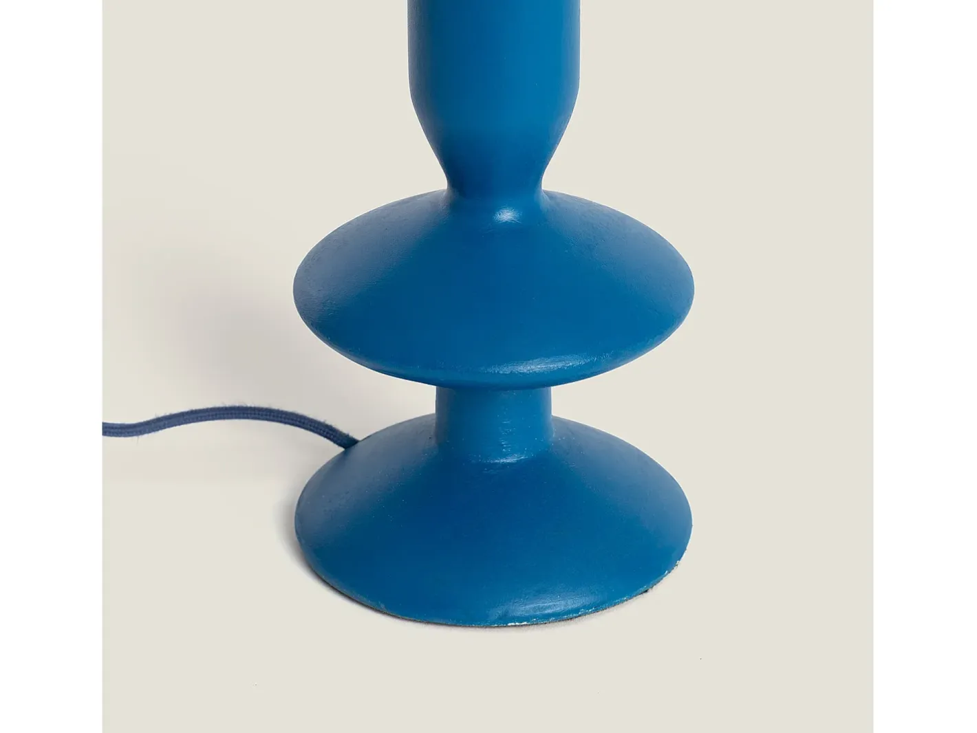 Hot Ledkia Lámpara de Mesa Resina Tinola Daleth Azul