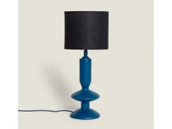 Hot Ledkia Lámpara de Mesa Resina Tinola Daleth Azul