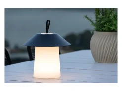 ebuy24 Lámpara De Mesa-Lámpara de mesa Rubu LED para exterior color . Negro