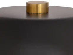 Discount OZAIA Lámpara de mesa seta de metal, D. 26 x A. 39 cm, , WINDY Negro