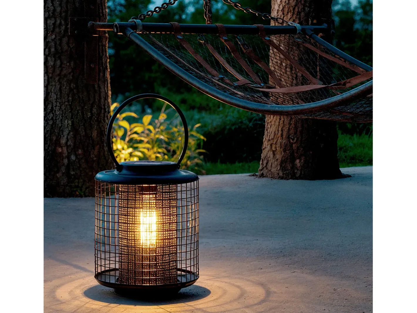 Ledkia Lámpara de Mesa Solar Exterior LED Junín Negro Sale