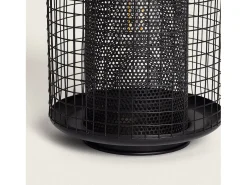 Ledkia Lámpara de Mesa Solar Exterior LED Junín Negro Sale