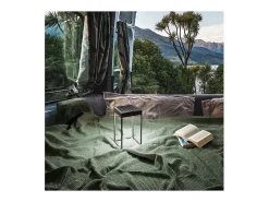 Iluminación Exterior-Lámpara de mesa solar y recargable CAGE de Perenz Oscuro H30cm Gris