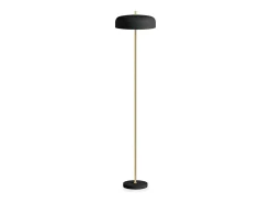Sale Lámpara de mesa TAICHI estilo moderno - Alt.45 cm - 2x E27 40W - cable 2 metros - on&off - acero - negro y oro - IP20 Amarillo