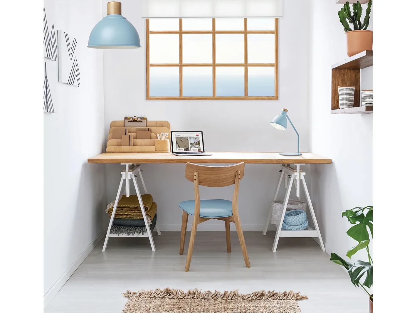 New Lámpara de mesa VALAN estilo clásico y moderno - Alt. 35 cm - E27 60W - IP20 - 350º - base carga - cable 1,5 metros - on&off - acero y madera - moka Marru00f3n