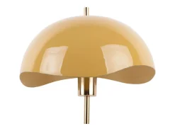 LEITMOTIV Lámpara de mesa Waved Dome - Blanco New