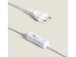 Ledkia Lámpara De Mesa-Lámpara de Mesa Yeso Rise Uplighter Blanco