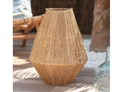 Online Ledkia Lámpara de Mesa Yute Tuareg Sin Vela Color natural claro