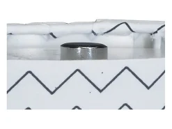 Sauthon Lámpara de mesilla con base de algodón Blanco Best