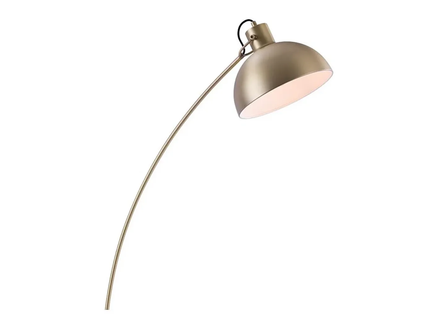 Rendez-Vous Déco Lámpara De Pie-Lámpara de metal de color latón - Jersey Dorado