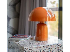Rendez-Vous Déco Lámpara De Mesa-Lámpara de metal - Clara Naranja