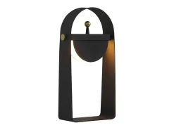NETTLIFE Lámpara De Mesa-Lámpara de noche LED con función de carga, lámpara de mesa, luz nocturna portátil, brillo ajustable Negro