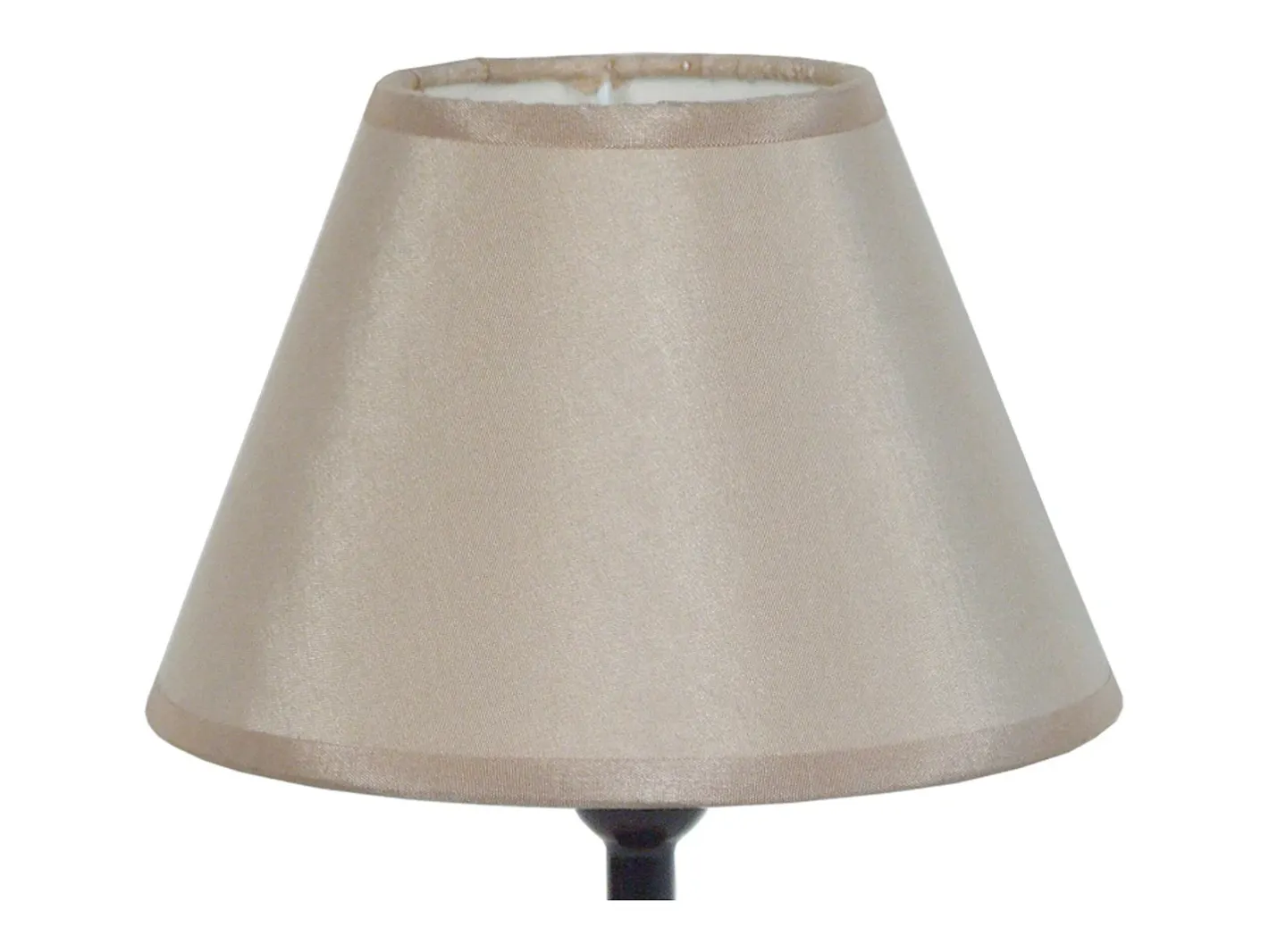 TOSEL Lámpara de noche ,madera,nogal,A22x D16xP16cm Marru00f3n / Crema New