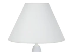 TOSEL Lámpara de noche ,madera, , A32xD22xP 22cm Blanco Discount
