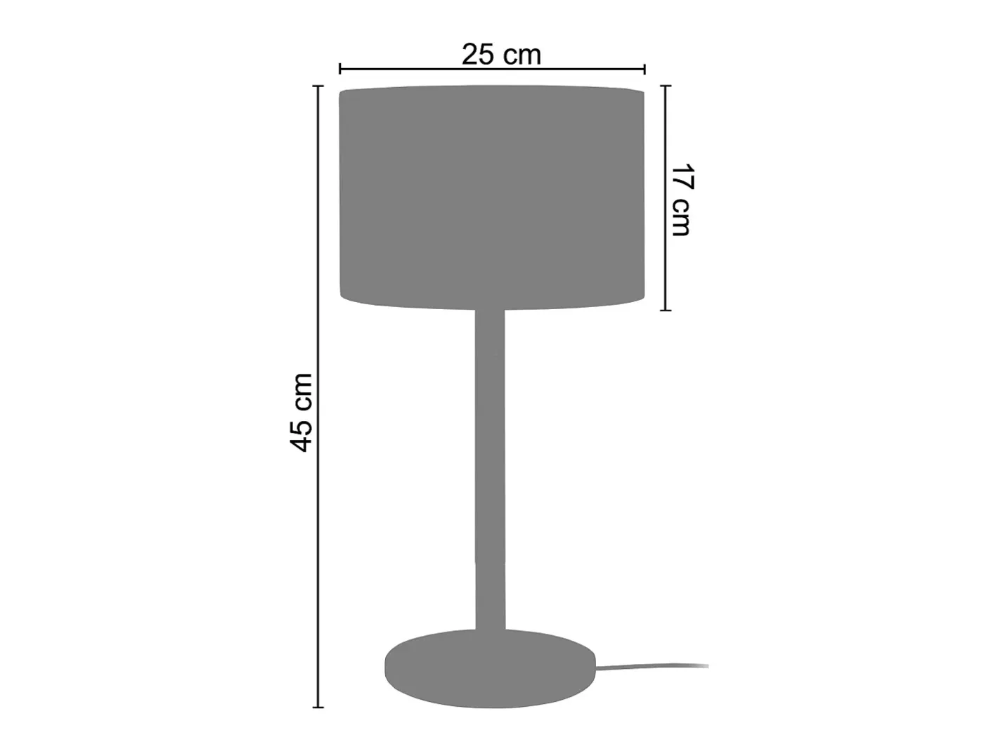 TOSEL Lámpara De Mesa-Lámpara de noche ,madera,natural,A45xD25xP 25cm Amarillo