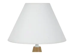 TOSEL Lámpara de noche ,madera,natural, A 32xD22x P 22cm Color natural claro Best
