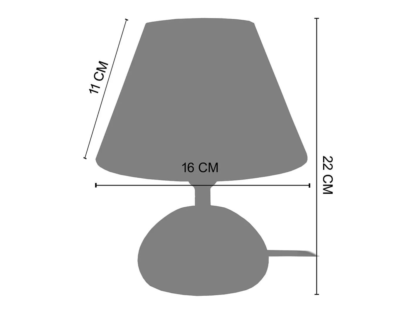 TOSEL Lámpara de noche ,madera,Rosa ,A19,5xD13,5xP13,5cm Rosa / Blanco Clearance
