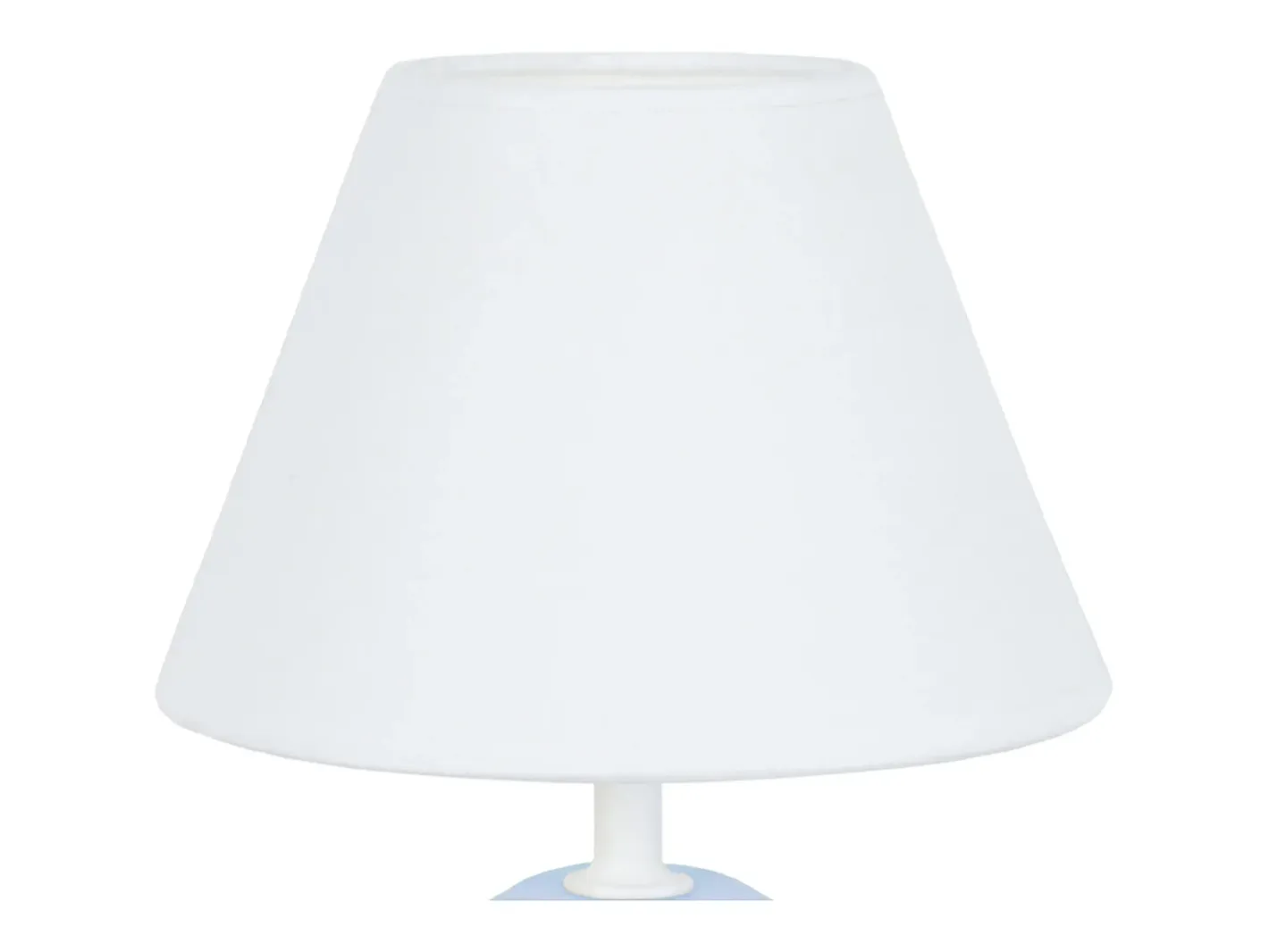 Hot TOSEL Lámpara de noche ,madera,Azul ,A22xD16xP16cm Azul / Blanco